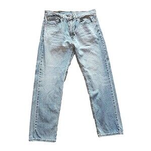Men's Levi Stonewashed Jeans - Size: 34 x 30